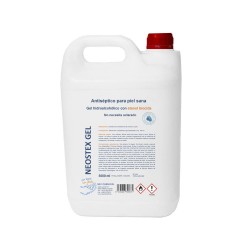 Neostex Gel - Gel hidroalcohólico con 80% etanol biocida - 5 Litros